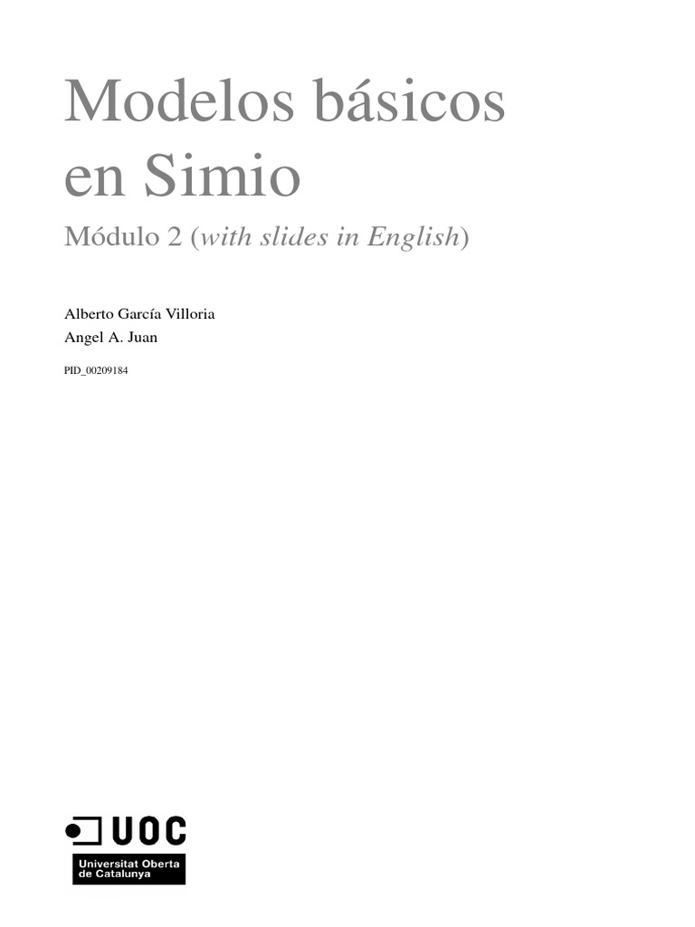 Simulación Con Simio - Módulo 2 - Modelos Básicos en Simio | PDF ...
