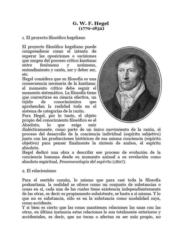Hegel y Marx | PDF | Georg Wilhelm Friedrich Hegel | Karl Marx