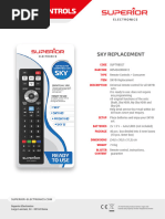 SKY Digital Remote Control Setup Guide | PDF