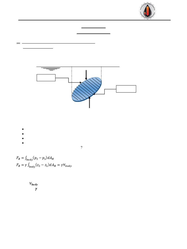 Buoyancy and Stability in Fluids | PDF | Buoyancy | Mechanical Engineering