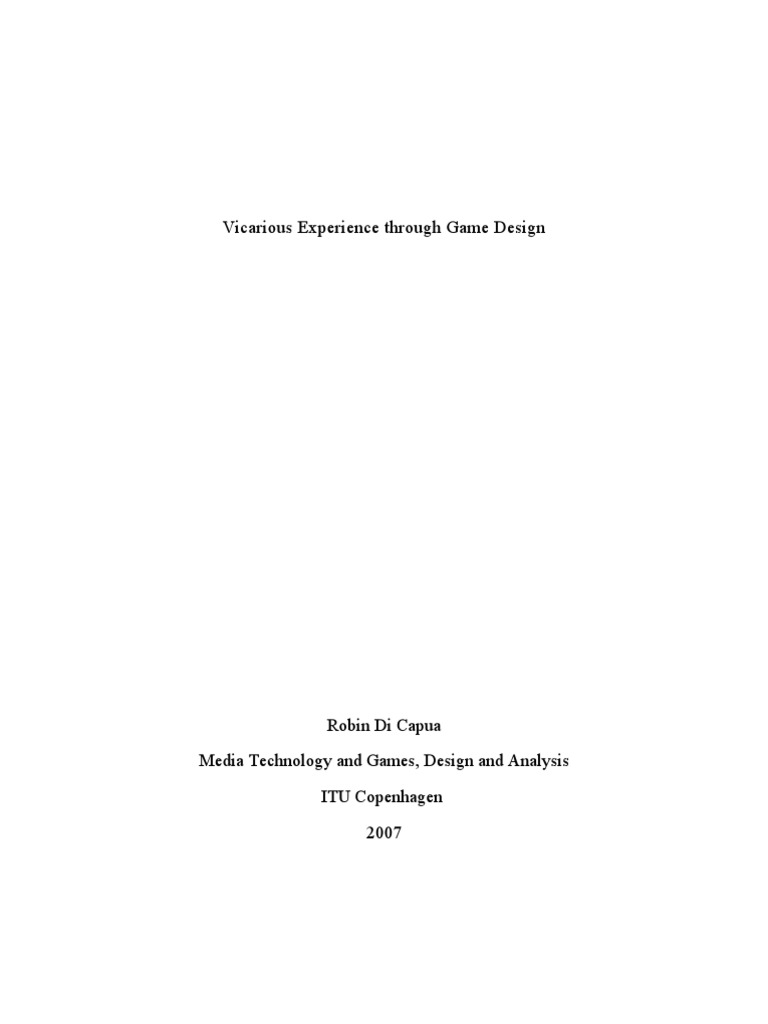 Vicarious Experience | PDF | Empathy | Affect (Psychology)