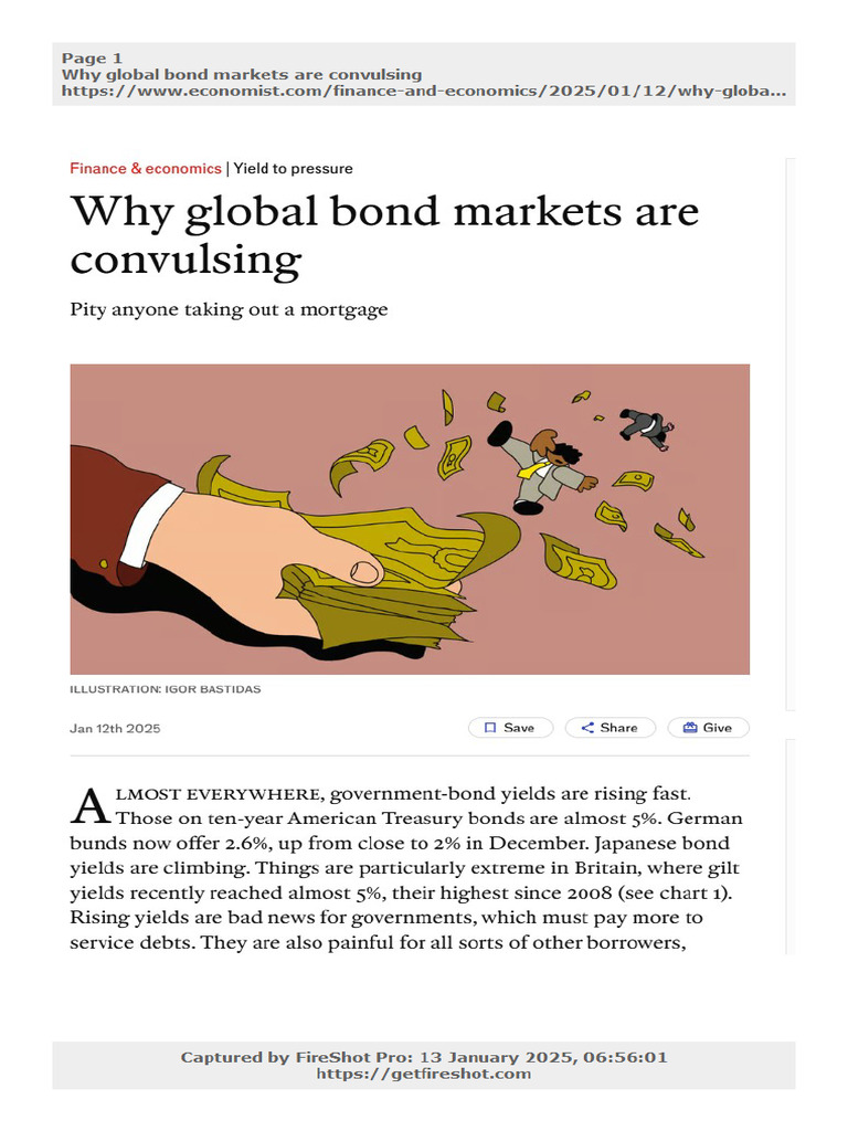 Why Global Bond Markets Are Convulsing Pdf Inflation Bonds Finance