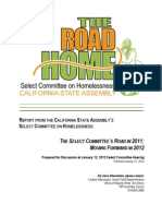 The Road Home - Select Committee On Homelessness 2011 Report