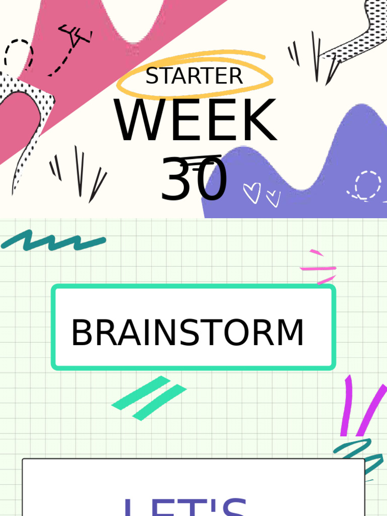 Starter - Week 31 | PDF