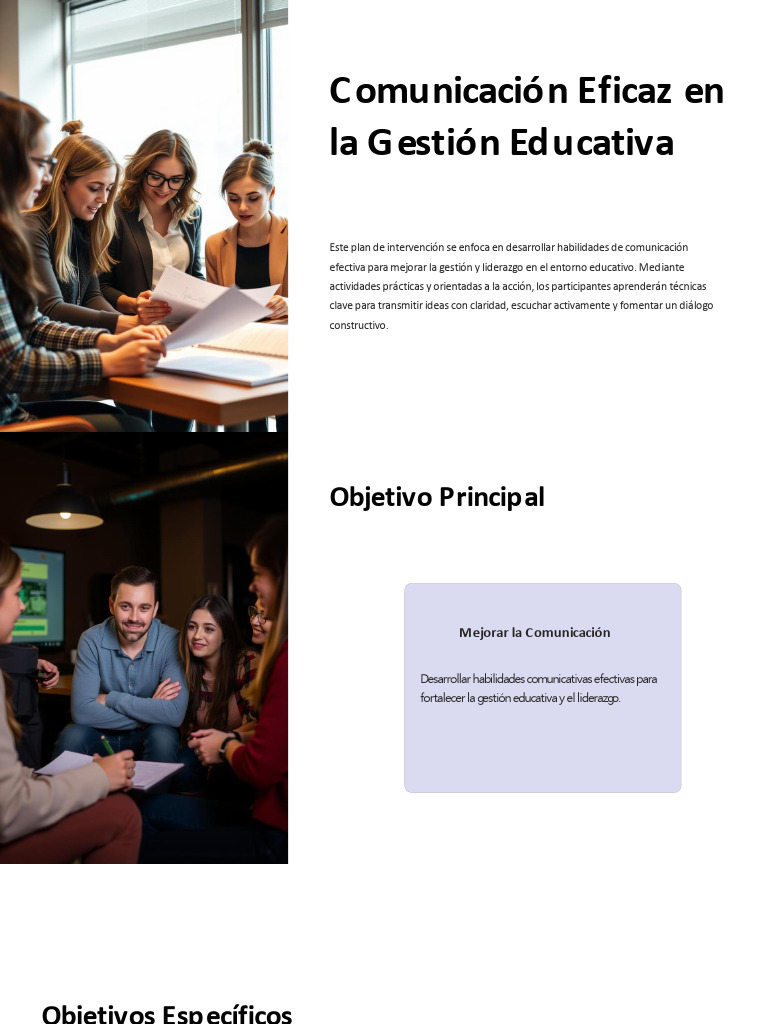 Comunicacion Eficaz en La Gestion Educativa | PDF | Evaluación | Cognición