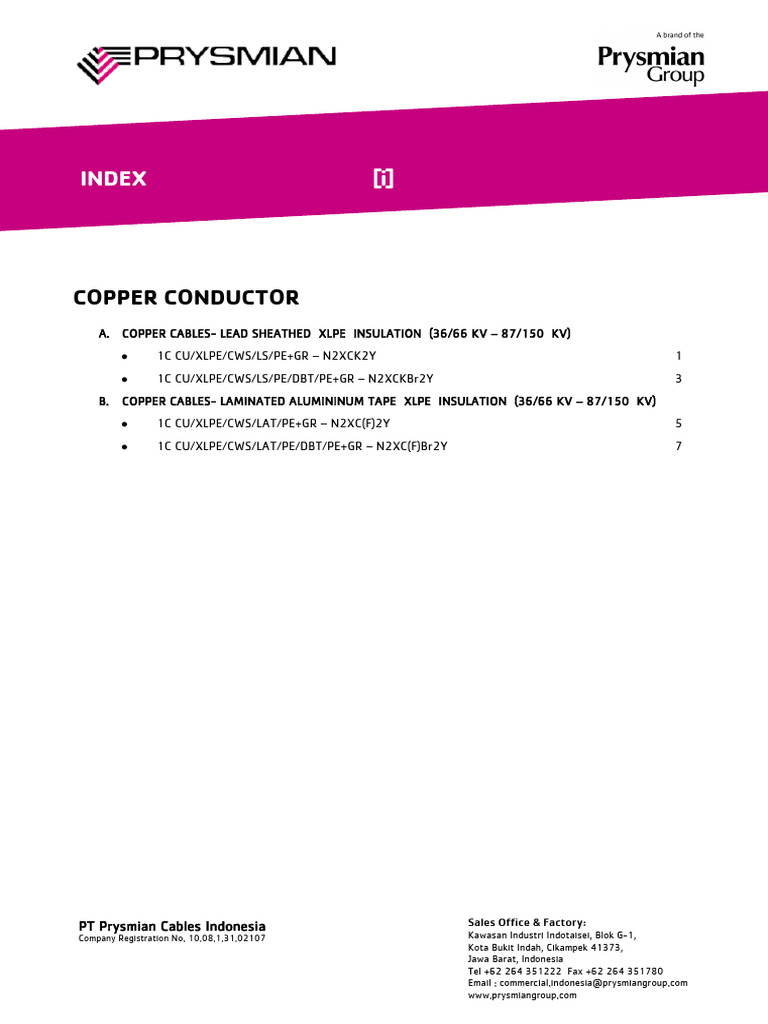 Prysmian HV Cable | PDF | Electrical Conductor | Insulator (Electricity)