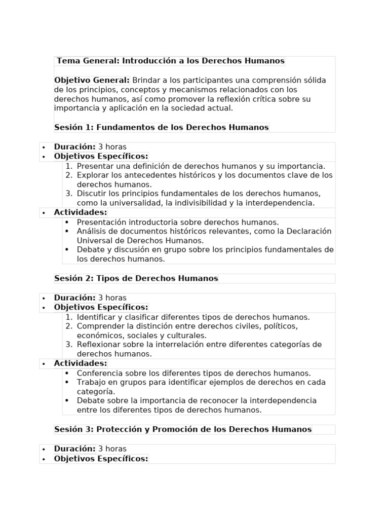 Introducción a los Derechos Humanos | PDF | Derechos humanos | Igualdad ...