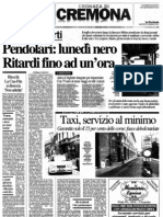 Pendolari - lunedì nero. Ritardi fino ad un’ora (“La Provincia”, 24-01-2012, p. 15)