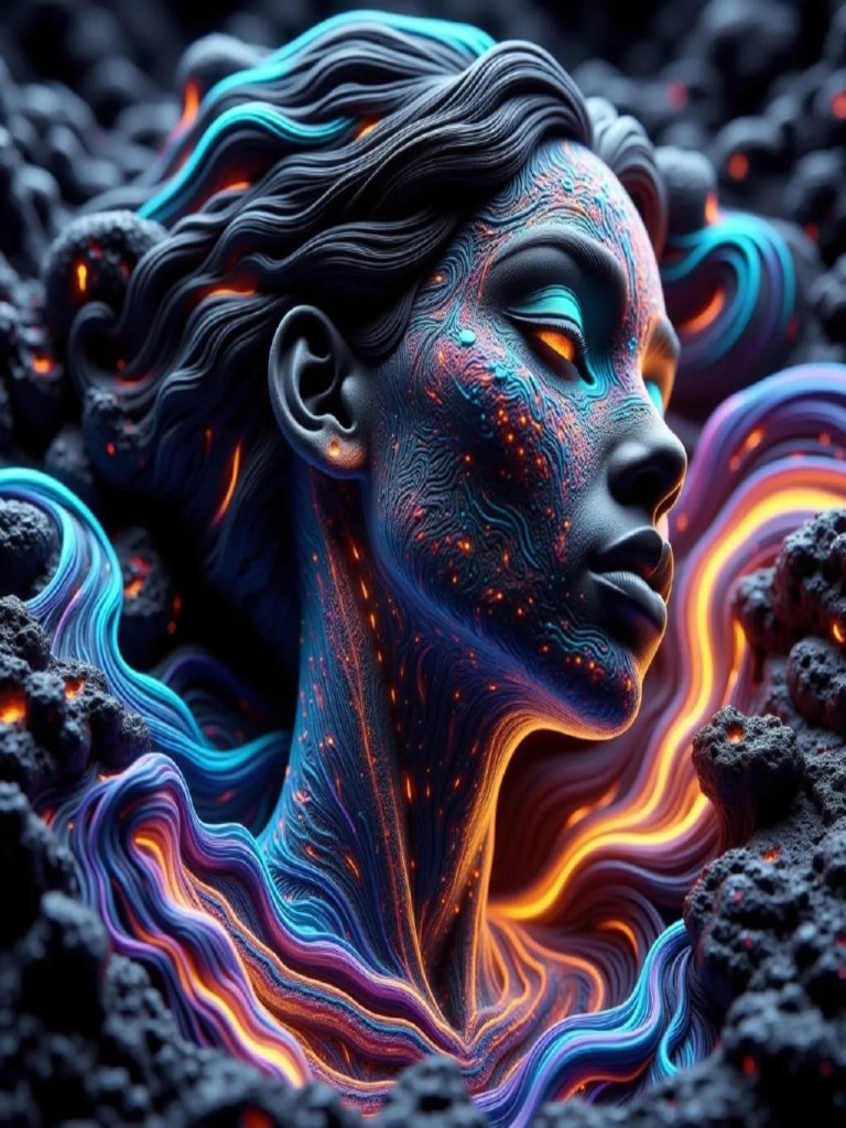 Psychedelic face IA | PDF