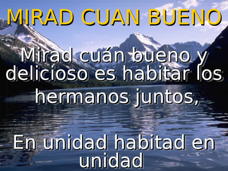 Mirad Cuan Bueno | PDF