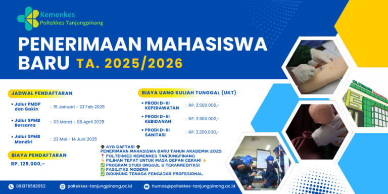 Spanduk Penerimaan Mahasiswa Baru 2025 | PDF
