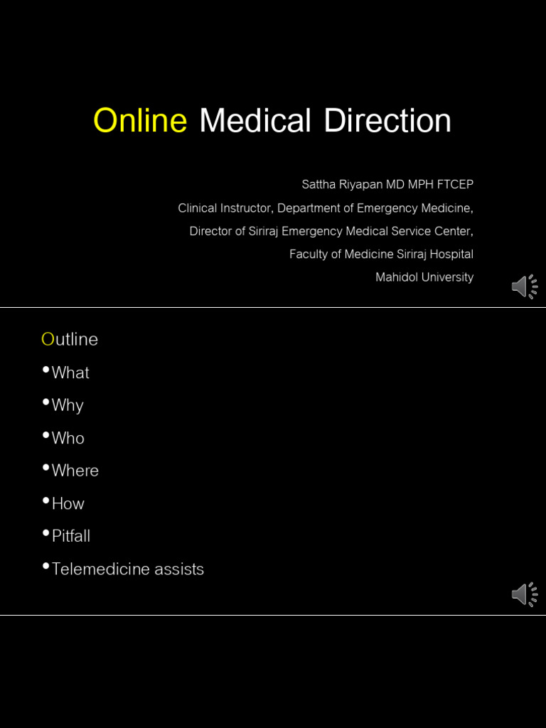 2 Online Medical Direction 2 | PDF | Emergency Medical Services ...