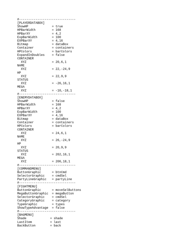 Game UI Configuration Scripts | PDF