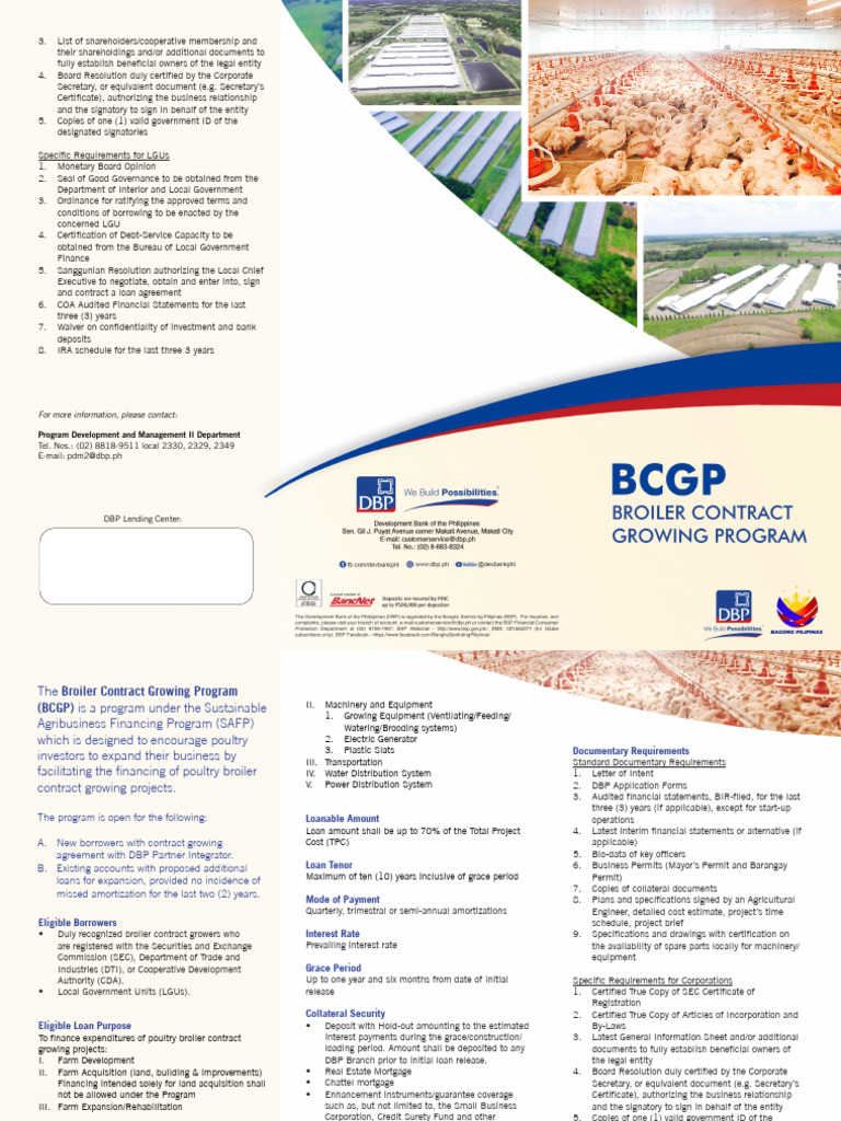 BCGP | PDF | Loans | Guarantee