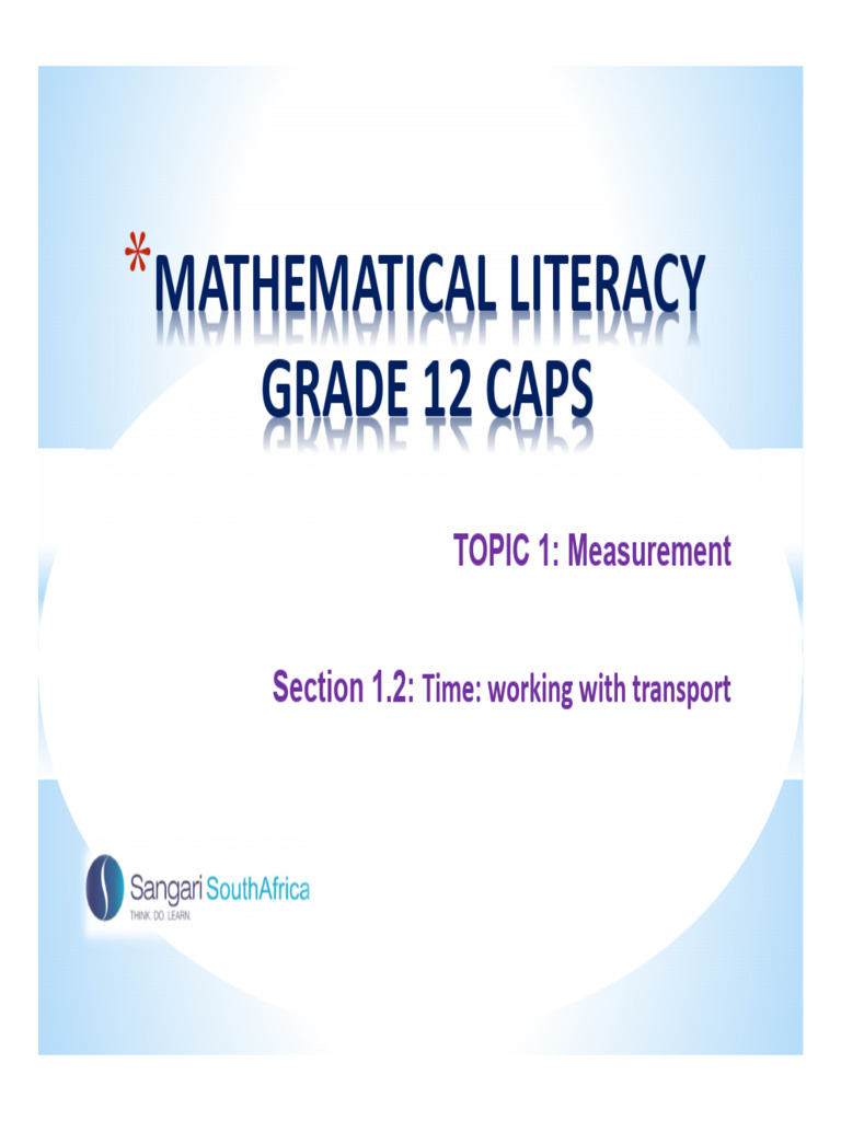 Transport Time Calculation Guide | PDF | Transport | Public Transport
