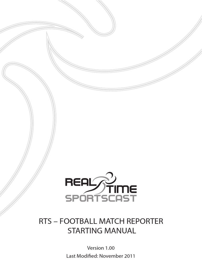 RTS Football Match Reporter Guide | PDF