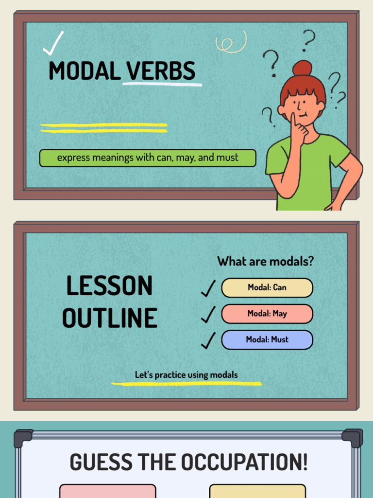 Modal Verbs | PDF | Verb | Semantic Units