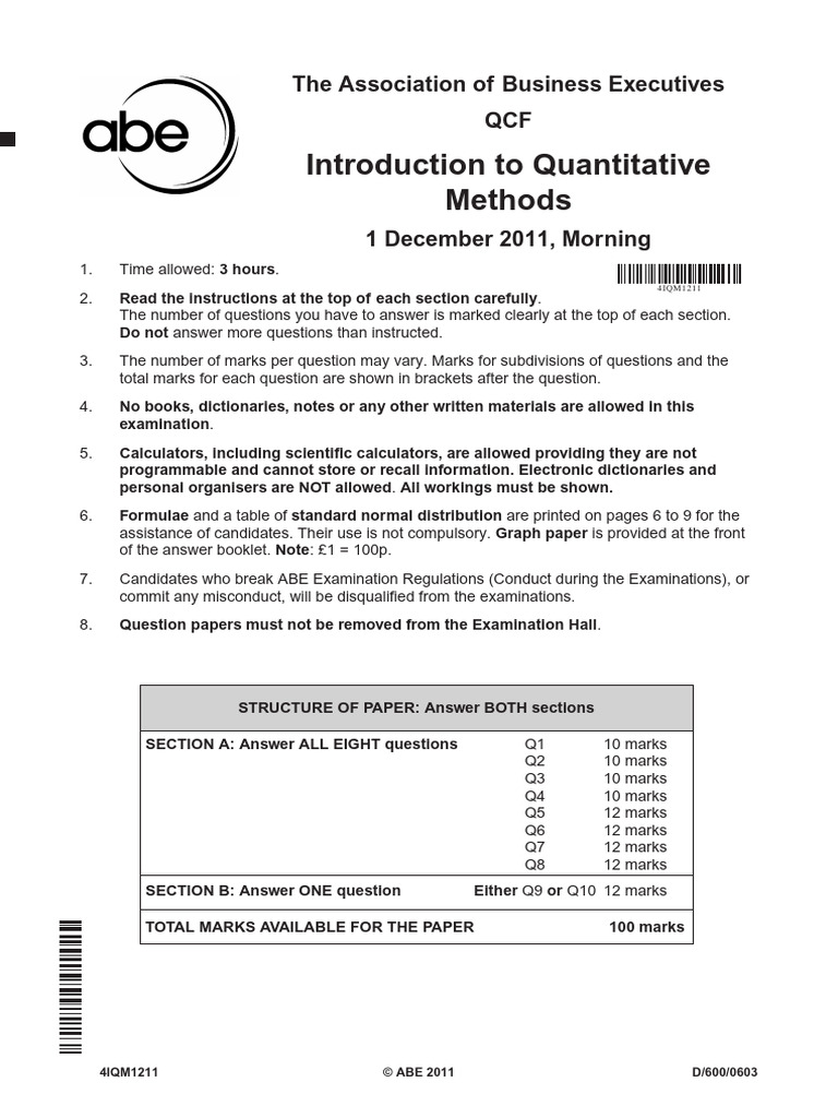 4IQM | PDF | Mathematics