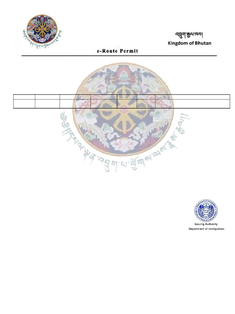 Route Permit | PDF