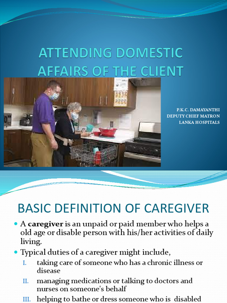 Understanding Caregiver Roles and Duties | PDF | Caregiver | Health Care