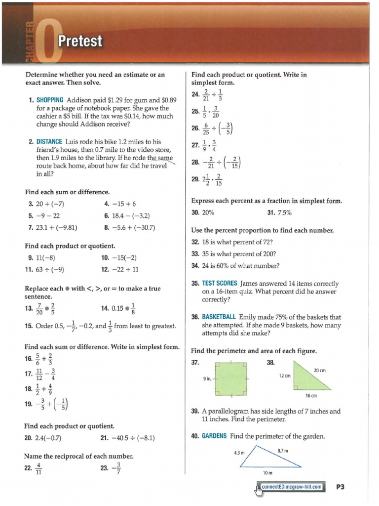 Pretest | PDF