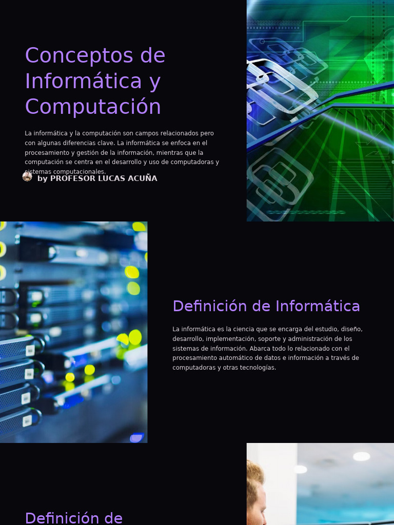 Ingresamos Al Mundo de La Informatica y La Computacion | PDF ...