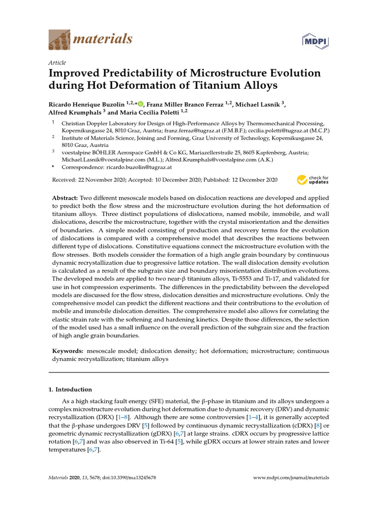 5 - Improved Predictability of Microstructure Evolution During Hot ...