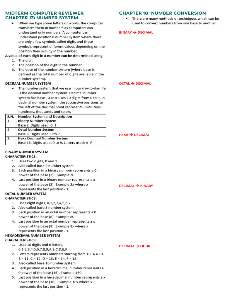 Midterm Computer Reviewer | PDF | Network Interface Controller ...