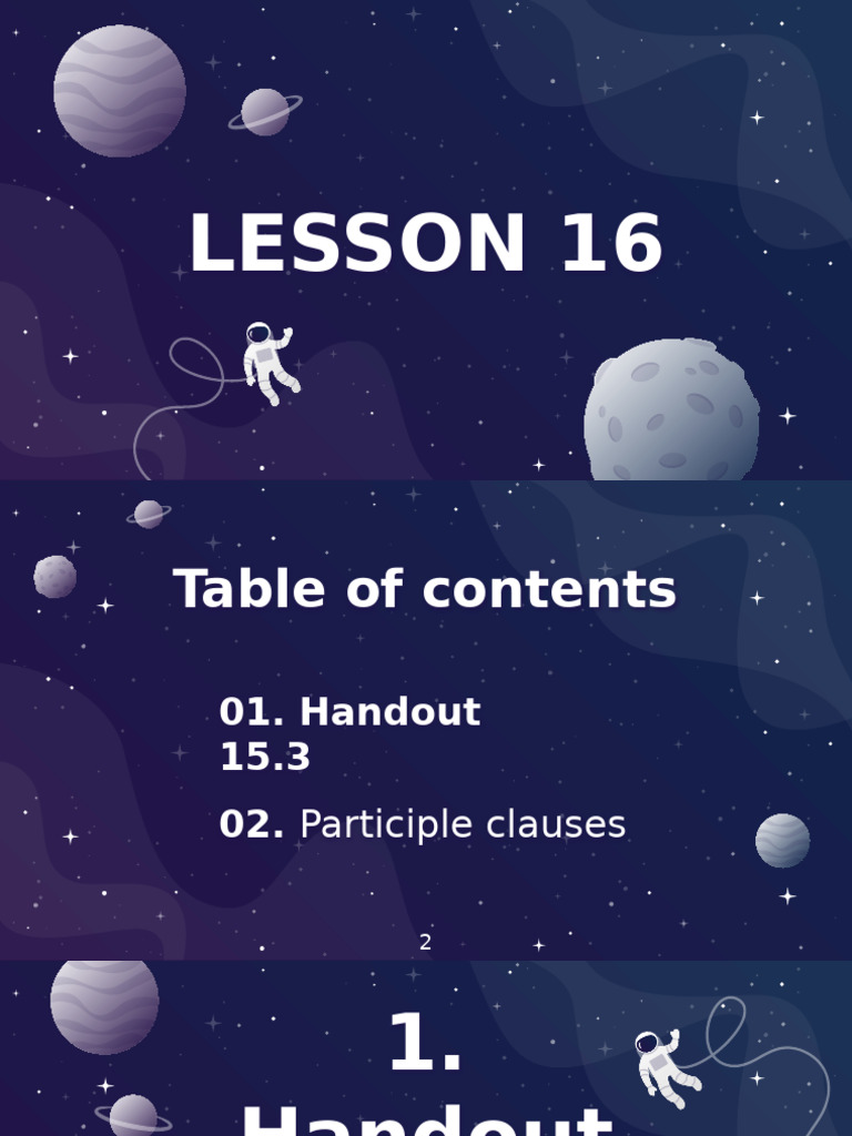 In2 - Lesson 16 | PDF