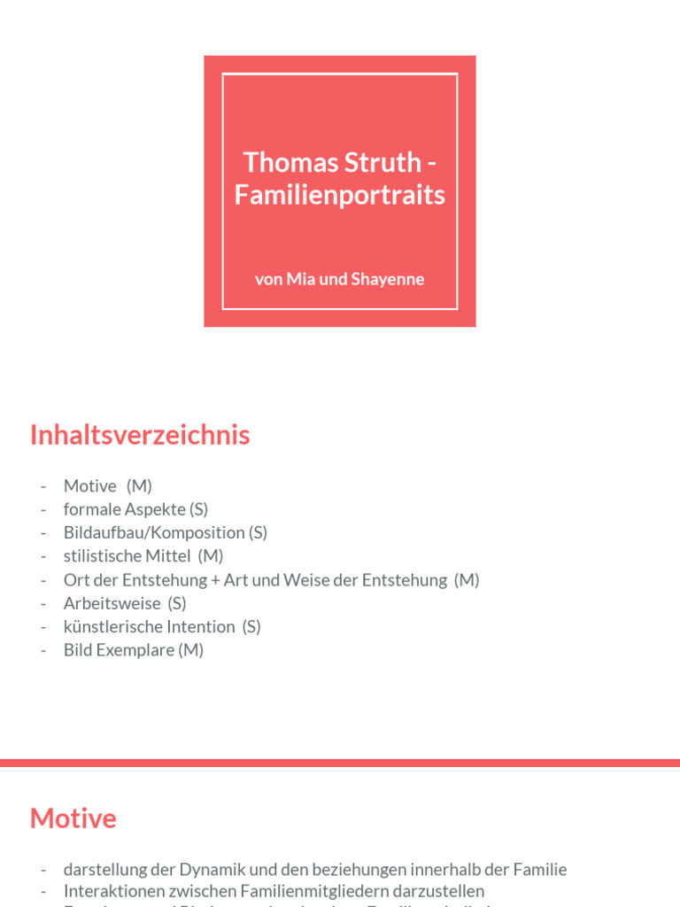 Thomas Struth - Familienportraits 2 | PDF