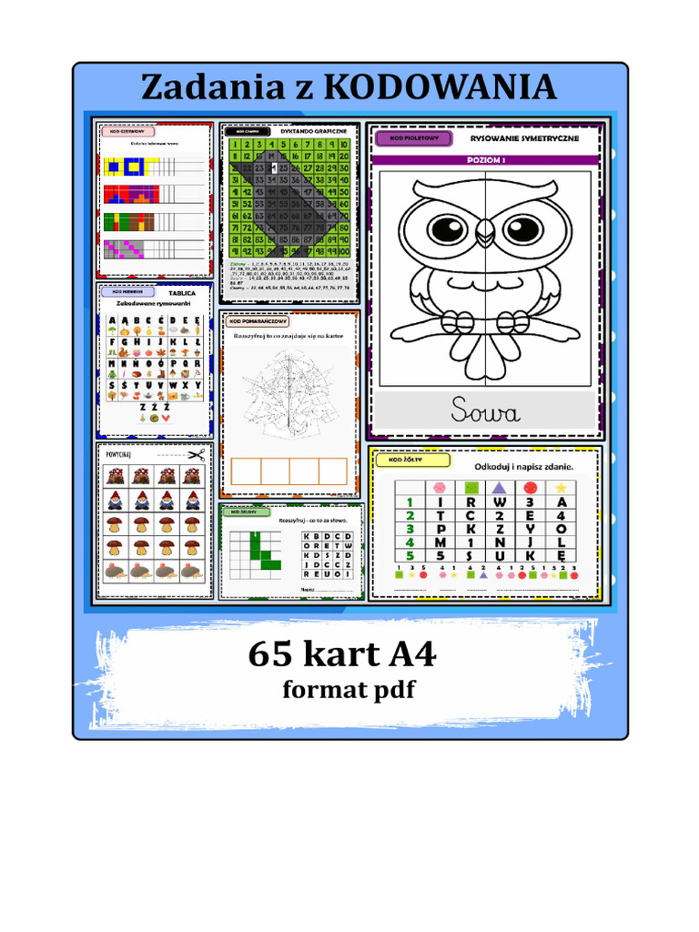 Zestaw ZADANIA Z KODOWANIA | PDF