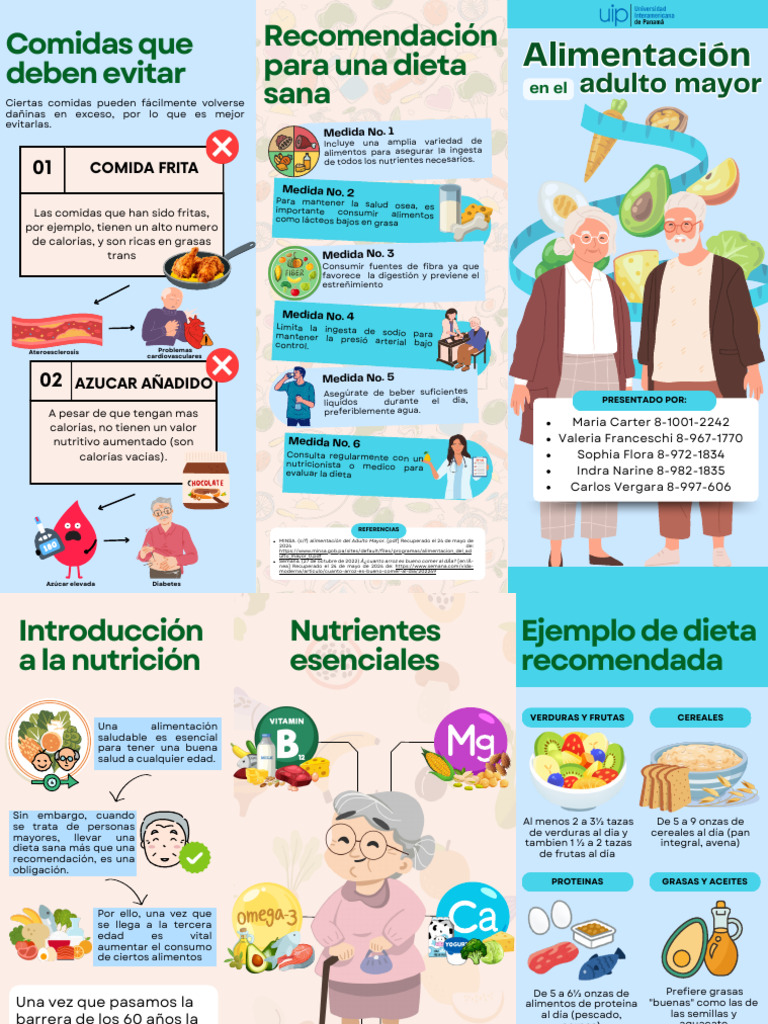 Alimentación Saludable para Adultos Mayores | PDF | Alimentos | Dieta