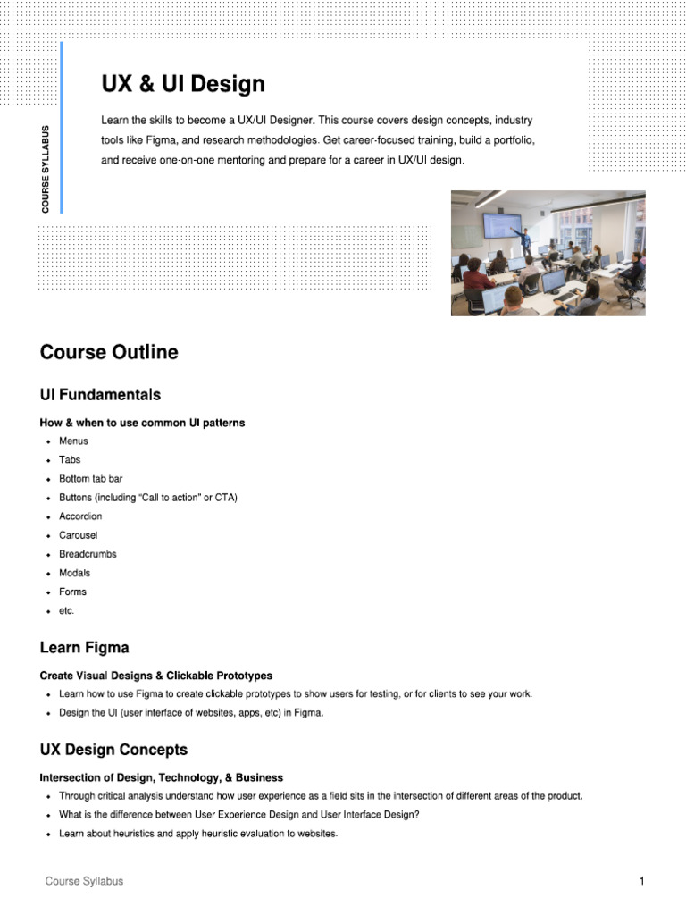 UI UX syllabus | PDF