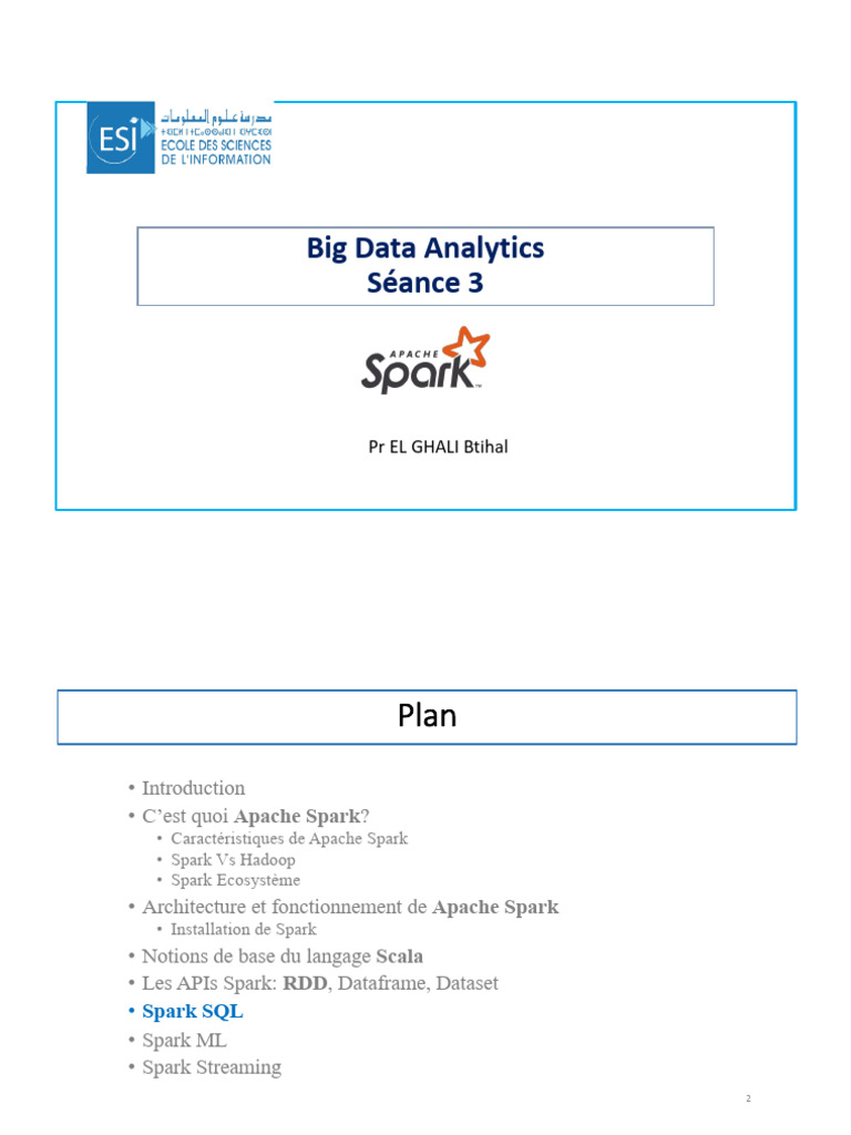 Comprendre Apache Spark SQL | PDF | Apache Spark | Données