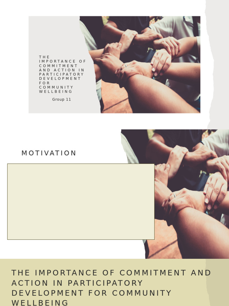 Commitment in Participatory Development | PDF