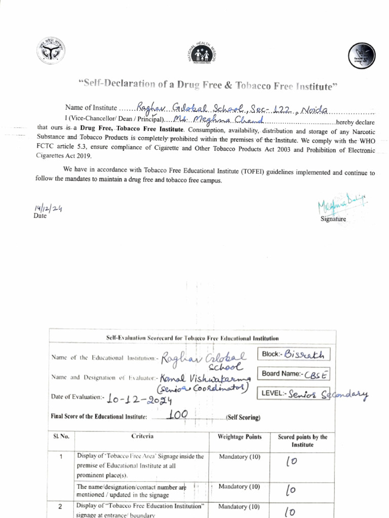 tobacco free affidavit Smoke-free Illinois Tobacco Free Facility Sign