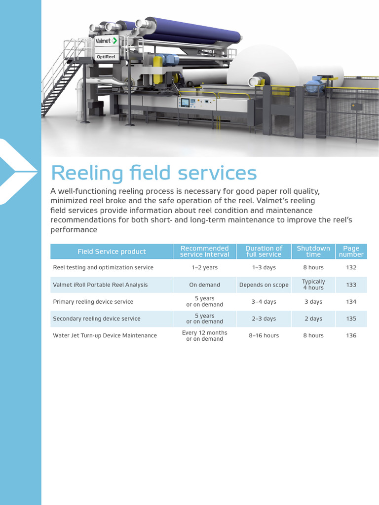 Reeling Field Services | PDF | Reliability Engineering | Instrumentation