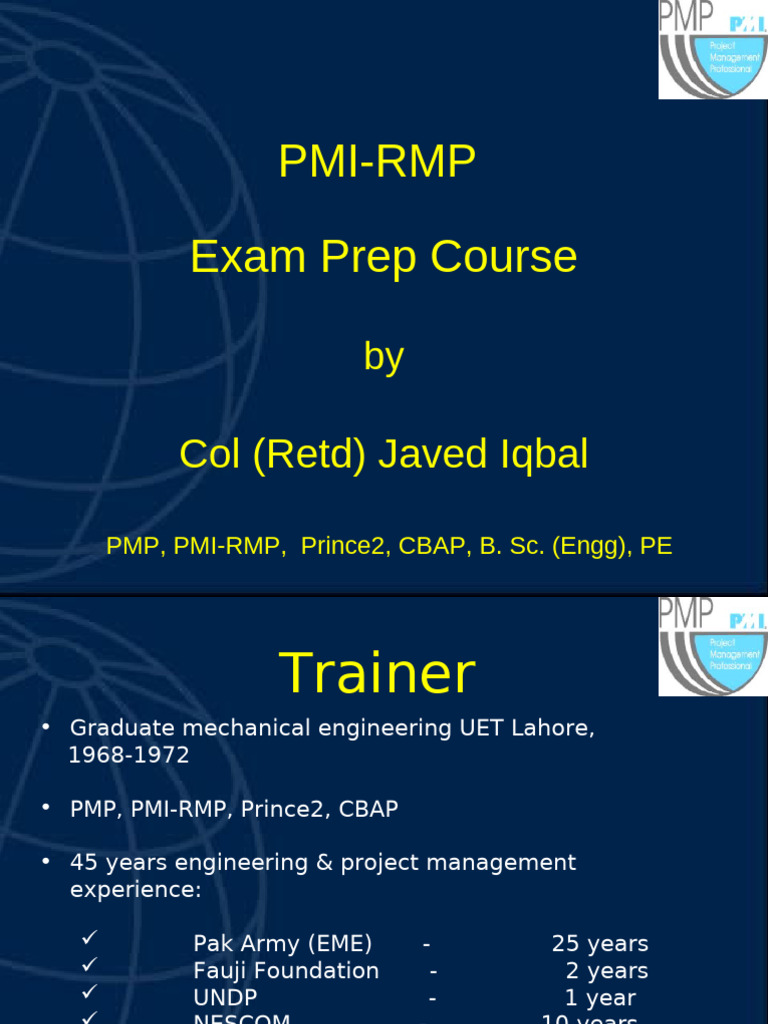 RMP Slides Color, PMP, Aug 13, 2018 | PDF | Standard Deviation ...
