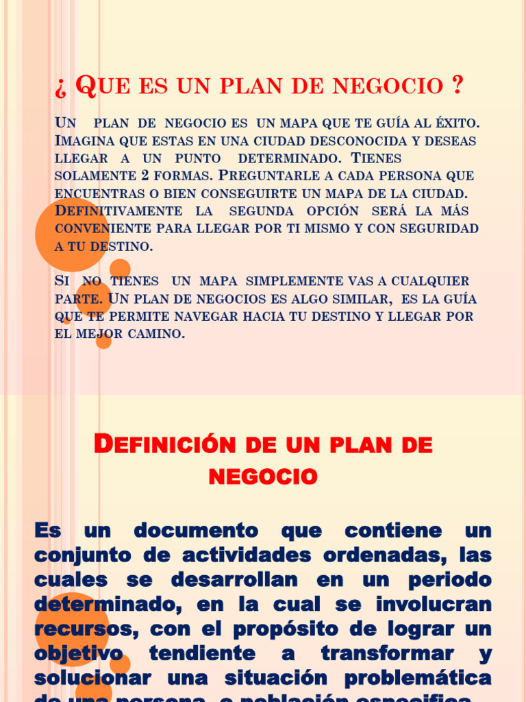 Guía para Elaborar un Plan de Negocio | PDF | Plan de negocios | Business
