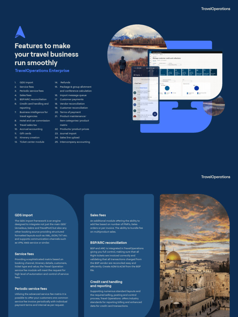 Essential Features for Travel Business Management | PDF | Credit Card | Fee