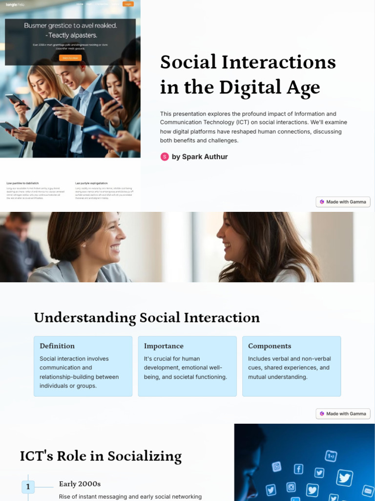 Impact of ICT on Social Interactions | PDF | Social Media | Popular ...