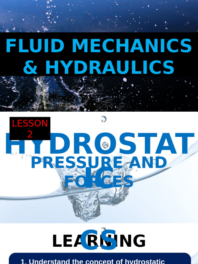 Hydrostatic Pressure and Forces Explained | PDF | Pressure | Pressure ...