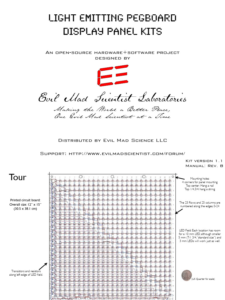 Connecting the Light Emitting Pegboard | PDF | Printed Circuit Board ...