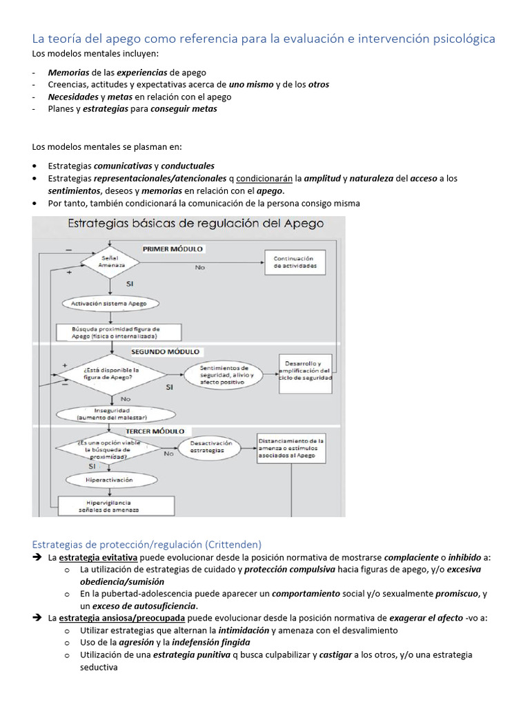 Tema 2 Parte 2 | PDF | Las emociones | Teoría de apego