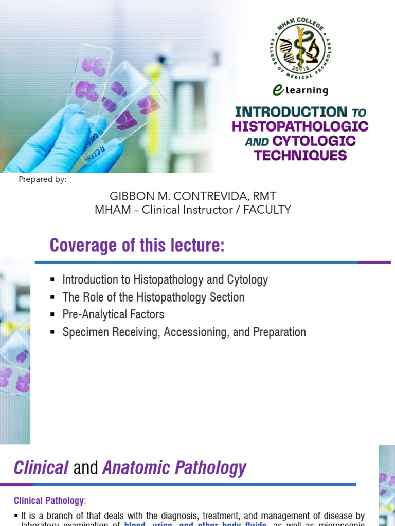 Histopath-Introduction | PDF | Pathology | Histopathology