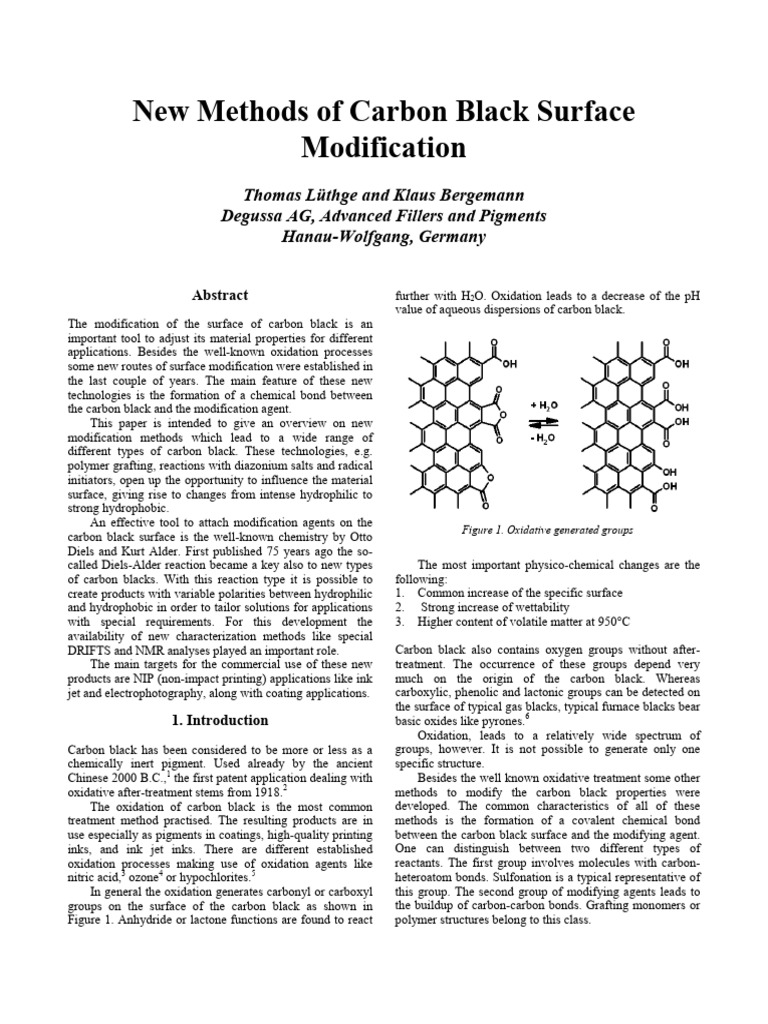 CB surface modification methods | PDF | Chemical Reactions | Amine