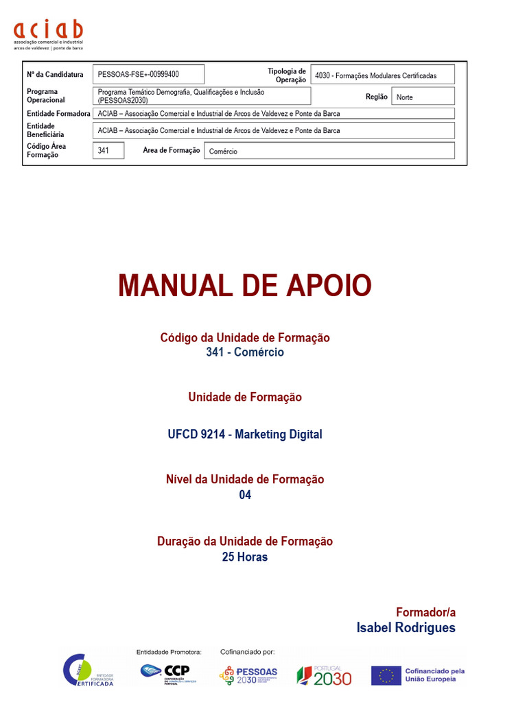 Curso de Marketing Digital e E-commerce | PDF | Marketing | E-commerce