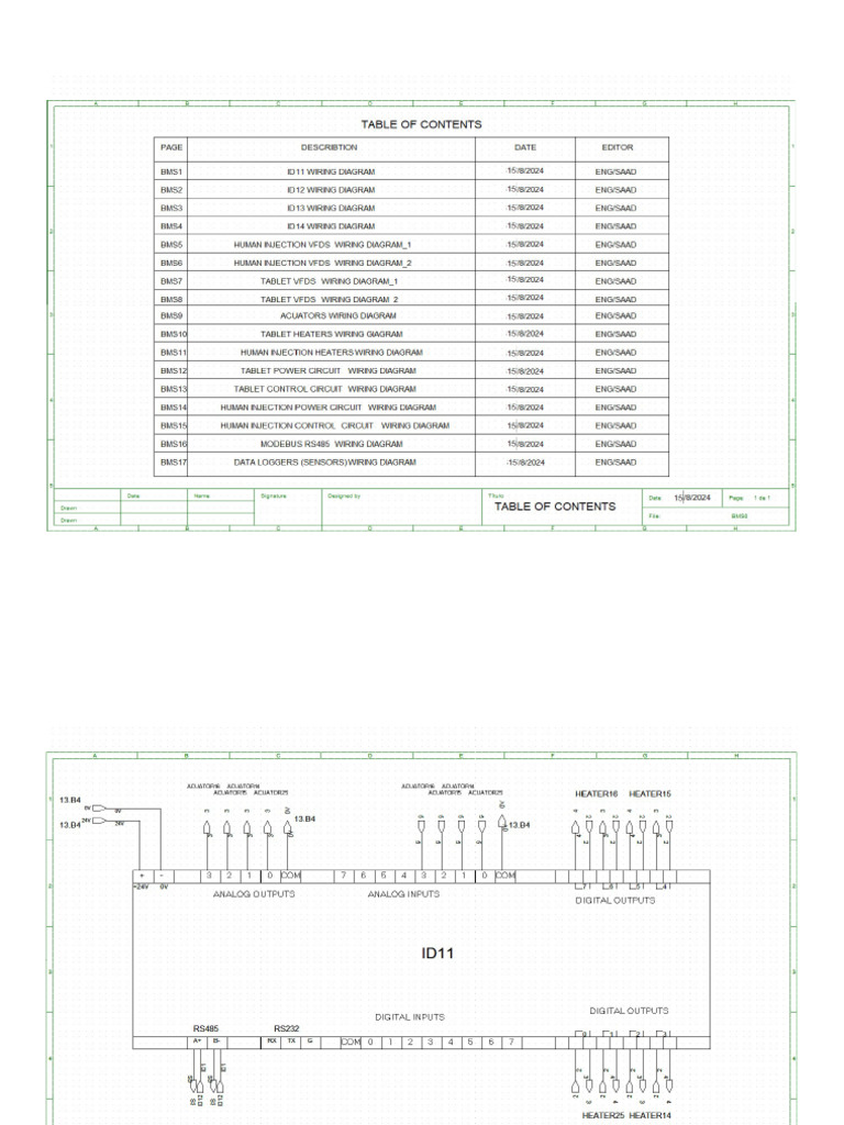 Bms Wiring Diagram | PDF