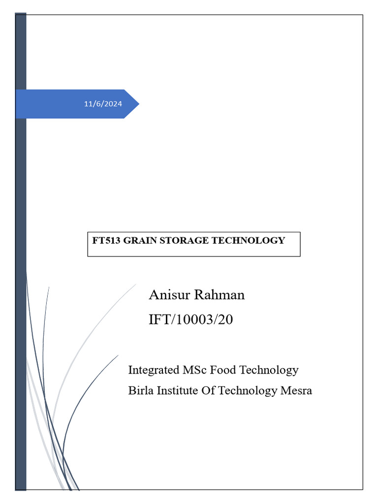 Grain Storage Challenges in India | PDF | Agriculture | Food Security