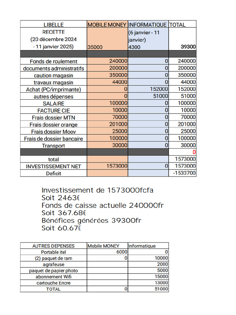 Bilan Financier 2025 Association – FFIIBN